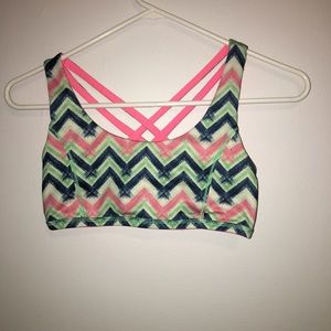 Ivivva girls sports bra (reversible)